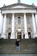Brian Haw visiting Tate Britain