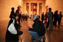Brian Haw at the private view