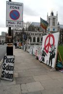 Brian Haw peace demonstration display