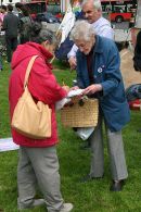 Angela Sinclair petitioning for Brian Haw