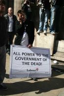 Campaigner for a new party 