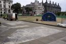 Parliament Square Gardens banned area
