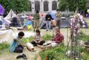 Democracy Village drumming up peace
