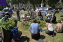 Parliament debates outside 