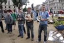Parliamentary meeting out doors