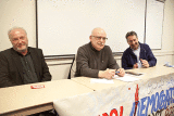George Galloway, Sabah Jawad, John Rees