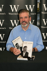 Gerry Adams president of Sinn Féin