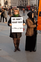 WE DON'T WANT WAR 