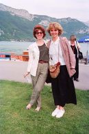 Hilary Audus & Joanne Harrison at Annecy