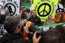 Lance Corporal Joe Glenton peace march