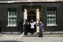 Maria Gallestegui & human shield go to 10 Downing Street