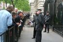 Maria Gallestegui goes to arrest Prime Minister Tony Blair