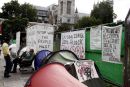 Expelled Democracy Village migrates to pavement  