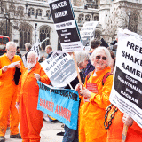 Demonstration for Shaker Aamer