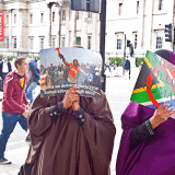 Somalians campaign outside South African High Commission