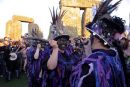 Widders dance at Stonehenge midsummer Solstice