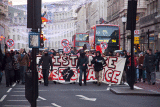 Student flash march