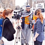 Suliman Gani talks to the Press