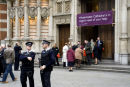 Tony Blair introduces Catholic parishioners to his more military approach to church going