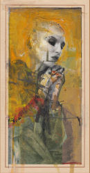 'AN ANGEL ADORING' BY DAVID V JOHNSON (PRINT)