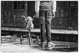 In the rain