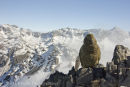 Kea in the mountains