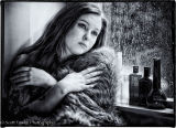 Sad in the window