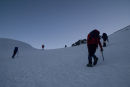 Heading up to the saddle below Tapi 2880m