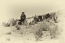 Farmer with Goats