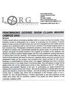 Lorg Printmakers Review-Ireland September 2005